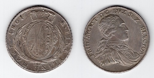 Sachsen taler 1801 - ,