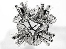 4 Adventskranz Silber