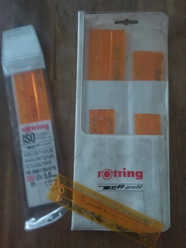 Technische schablonen rotring - schablonen,