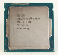 Intel Core i5-4670K CPU Quad-Core 3.4GHz 6M SR14A LGA1150 84W Processor