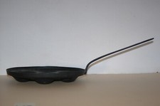 ältere Eierpfanne aus Eisen - Schneckenpfanne - Pfanne - ca. 52cm