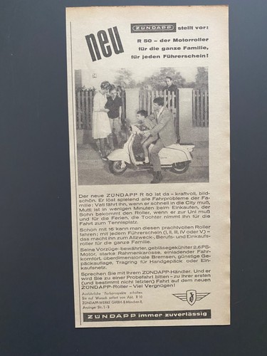 Zündapp motorroller r50 - r,