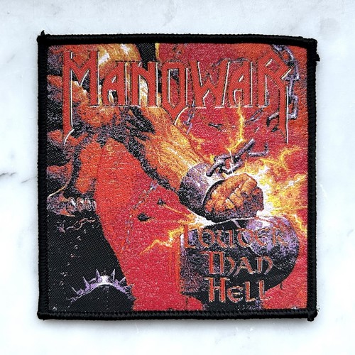 Manowar patch aufnäher louder - manowar,