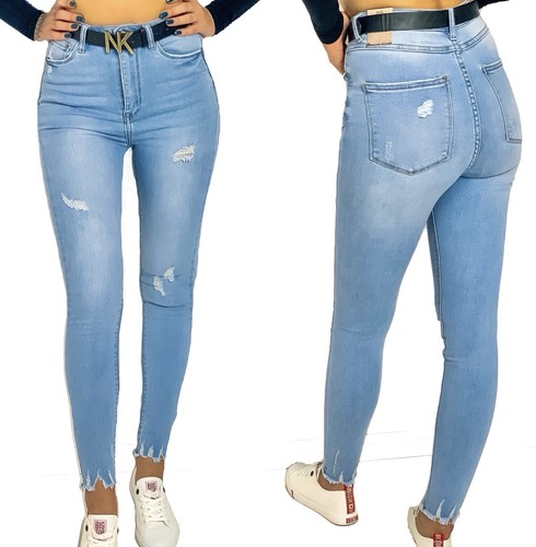 Damen high waist jeans hose - damen,