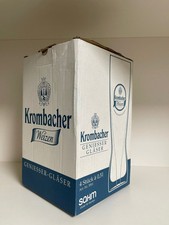 4 Krombacher Bier Gläser 0,5