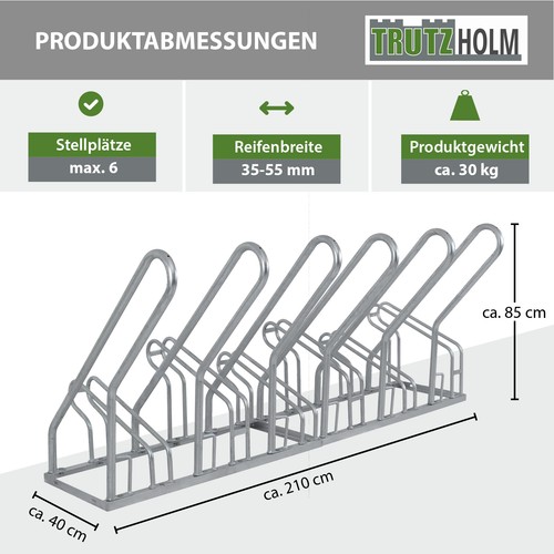 Fahrradständer reihenparker - fahrradständer,