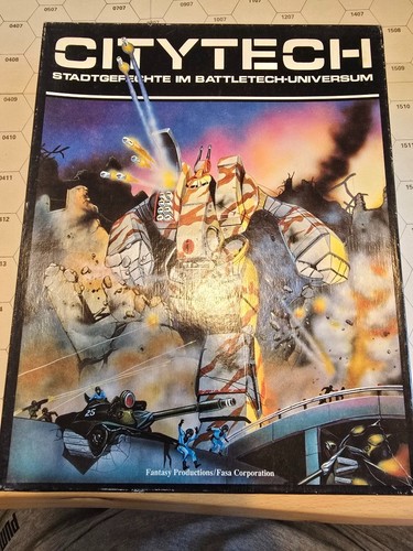 Battletech box citytech - battletech,