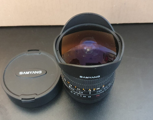 Samyang 8mm fish - f/3.5, cs