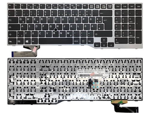 Tastatur keyboard silber - de,
