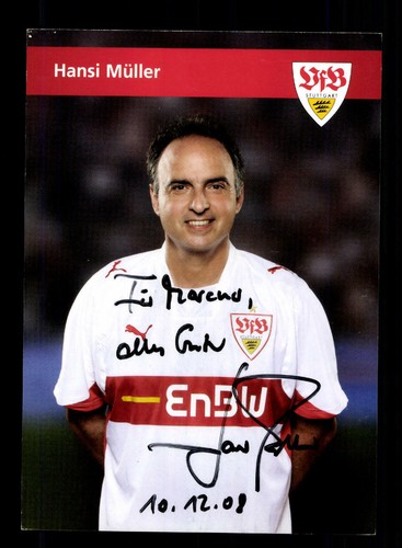 Hansi müller autogrammkarte - müller,