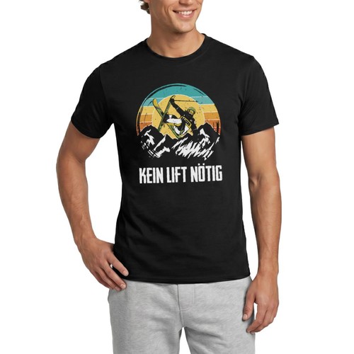 Skifahren extrem kein lift - kein,
