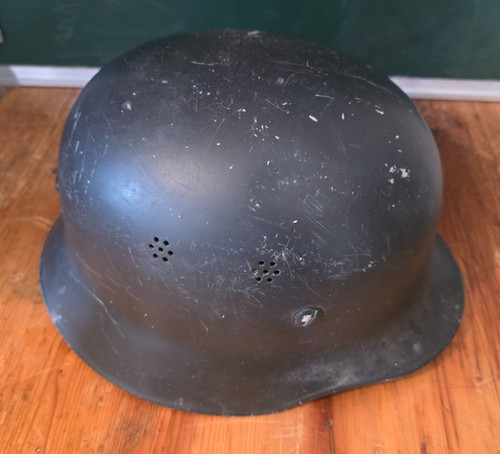 Vintage stahlhelm polizei - polizei, /