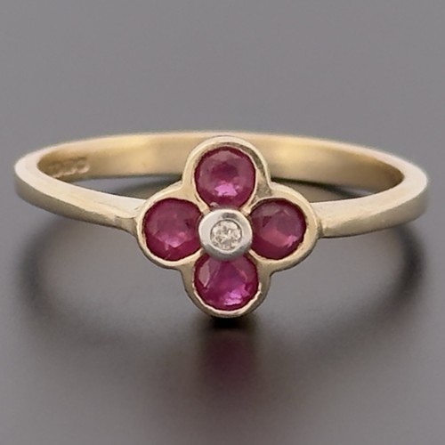 Cluster ring gelbgold - cluster-ring, 9