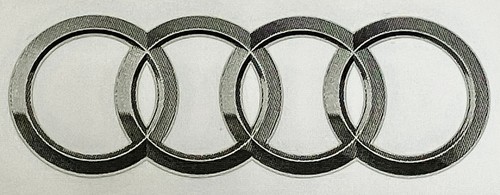 Original audi aufkleber ringe - aufkleber,