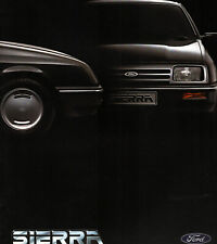 Prospekt Ford Sierra + Techn Daten + Farbkarte von Oktober 1982