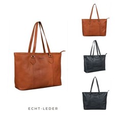Handtasche Damen Echt Leder Schultertasche Damentasche Shopper Umhängetasche