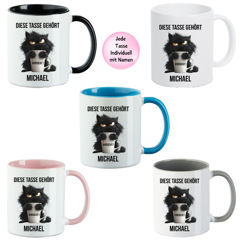 Tasse katze mit spruch - katze,