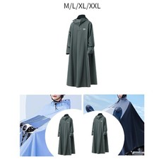 Langer Regenmantel mit