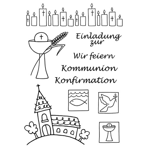 Efco stempel clear kommunion - efco,