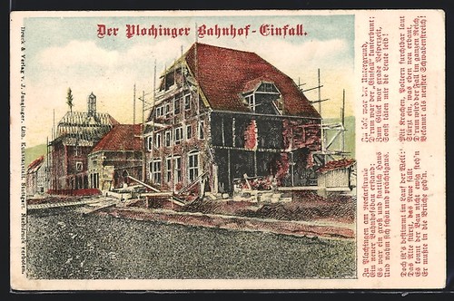 Ansichtskarte plochingen der - ansichtskarte, plochingen,