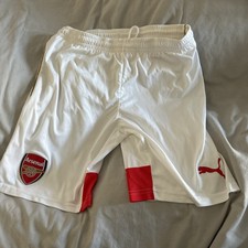 Arsenal London FC Trikot Puma Gr. S weiß Hose Shorts 