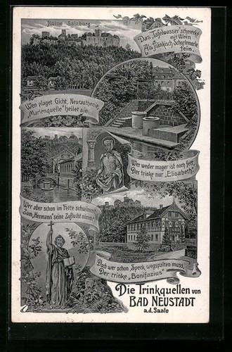 Bad neustadt der - ak, an