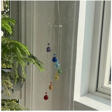 Sonnenfänger Regenbogen Mobile suncatcher bunt Windspiel Kristall