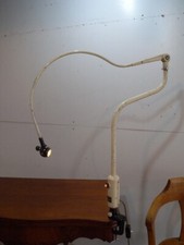 DIK Arzt Lampe alt OP-Leuchte Untersuchungslampe Gelenkarm Zahnarzt 30er Nr. 482