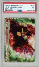 Pokemon Karte Heartgold & Soulsilver Ho-oh Legende oben 111/123 PSA 5 Excellent