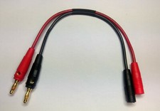 Verlängerung Ladekabel 4mm Bananenstecker auf 4mm Bananenbuchse Adapter LiPo