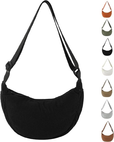 Damen cord crossbody bag - cord,