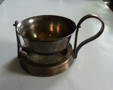 Altes teesieb versilbert - ,