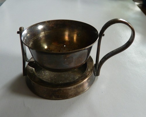 Altes teesieb versilbert - altes,