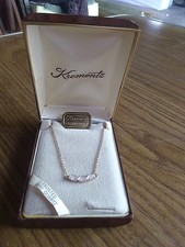 Krementz 14 Kt. Gold mattierte