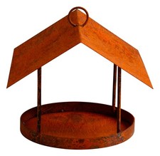 Vogelfutterhaus zum Aufhängen Metall Futterhaus für den Garten Vogelhaus Vögel 