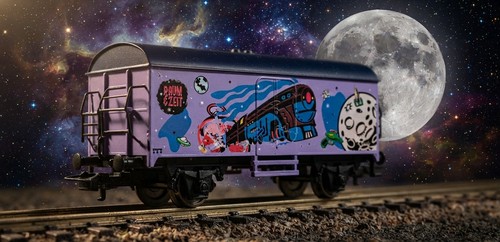 Modellbahn waggon raum - h0,