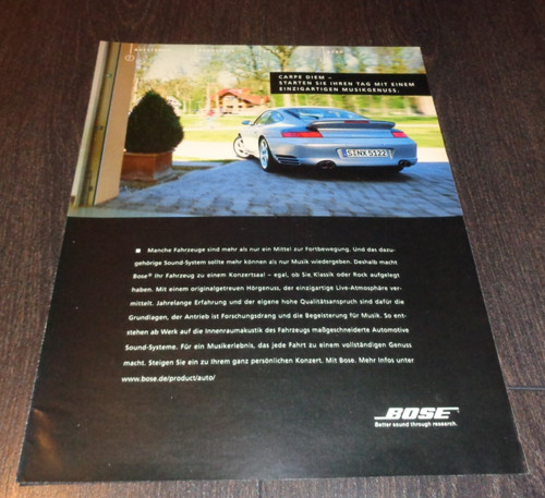 Bose soundsystem reklame - bose,