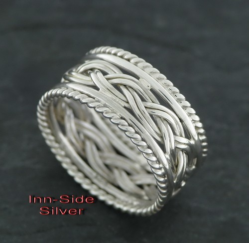 Keltischer zopf ring - keltischer,