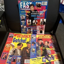 Fast forward x 3 magazines Ant & Dec Madonna Take That Neighbours John Alford