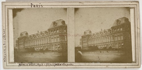 Frankreich das alte rathaus - das,