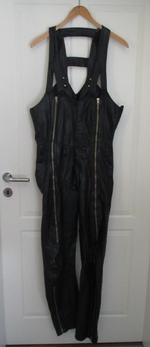 Einzigartiger lederjumpsuit - einzigartiger,
