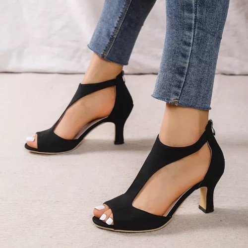 Sommer damen pumps zip casual - damen,