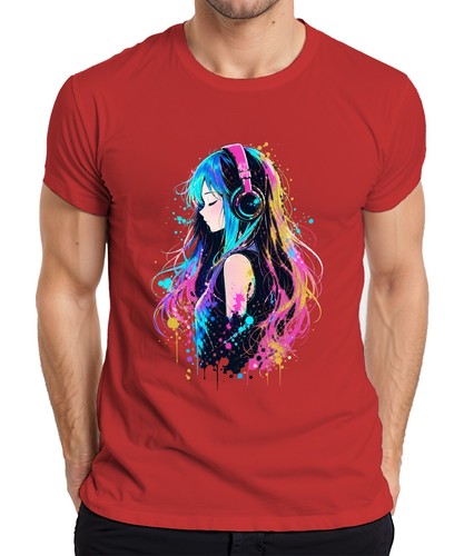 Anime girl kopfhörer musik - kopfhörer,