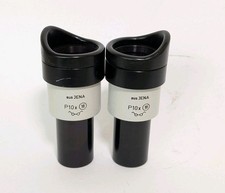 Zeiss Jena, Okular-Paar  Pl 10x/ 18 Br. Steckd. 23,2 mm zum Mikroskop 