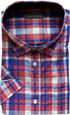 Herren Hemd Kurzarm Kentkragen