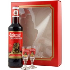 Schierker Feuerstein Set mit 2 Gläsern 0,7l 35%