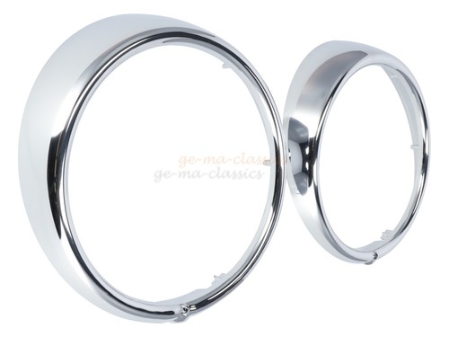 Chromring lampenring paar - paar, für