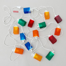 XL Party Lichterkette Partylichter Gartenlichter Philips 15 Laternen 70er Jahre