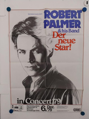 Robert palmer konzertplakat - robert, a1