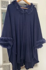 damen poncho cape winter